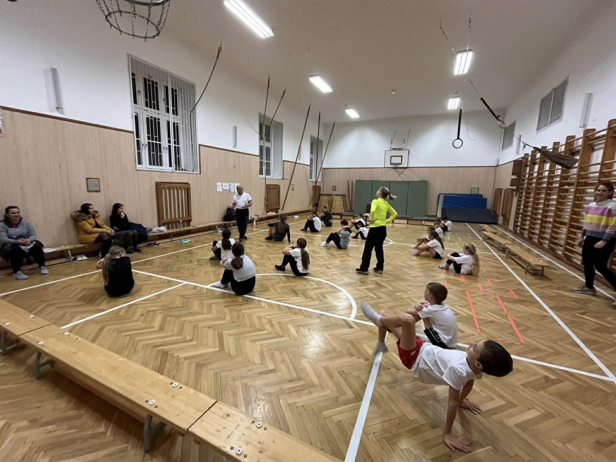 Iskolánkban november 20-án Dónát Ferenc tartott alapozó tornát az érdeklődő tanulóknak.