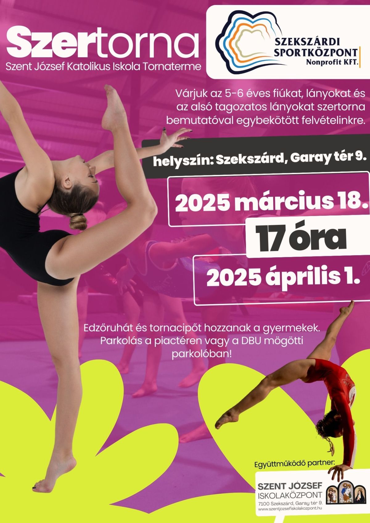 Szertorna bemutató az iskolában