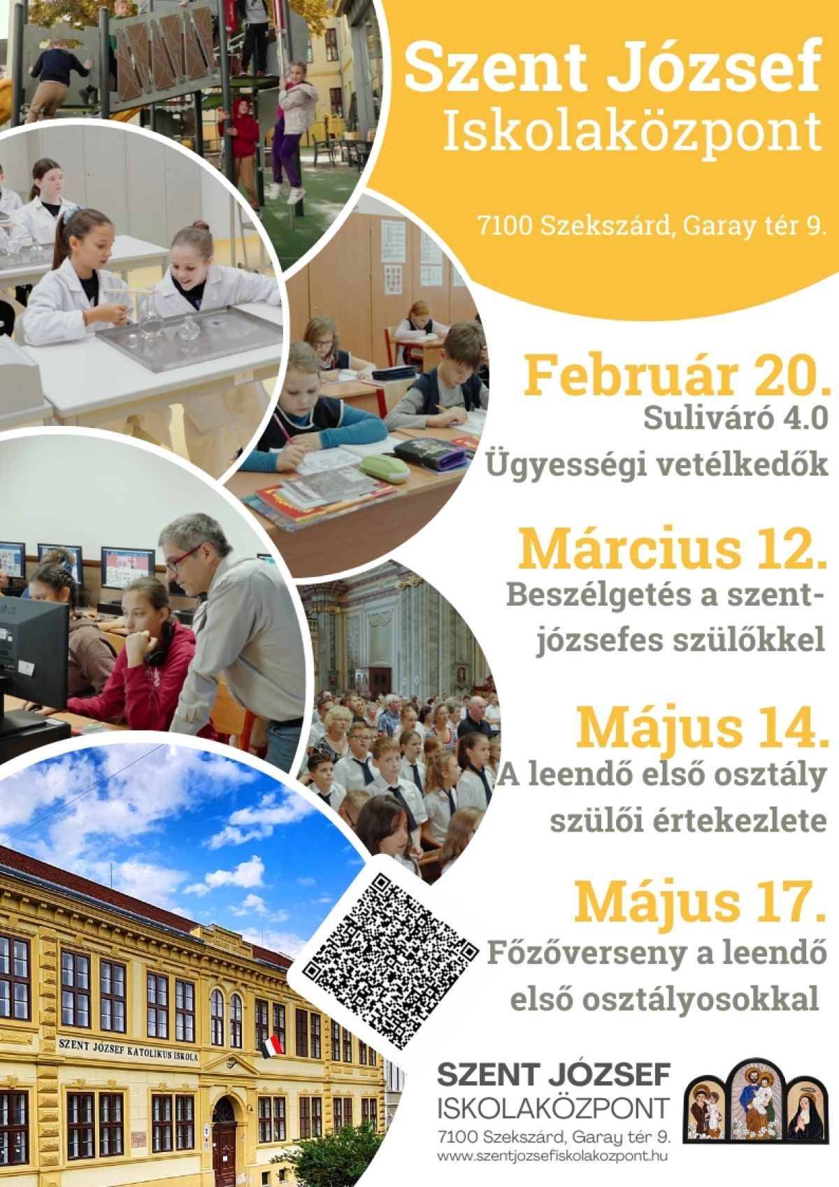 A Tanév beiskolázási eseményei