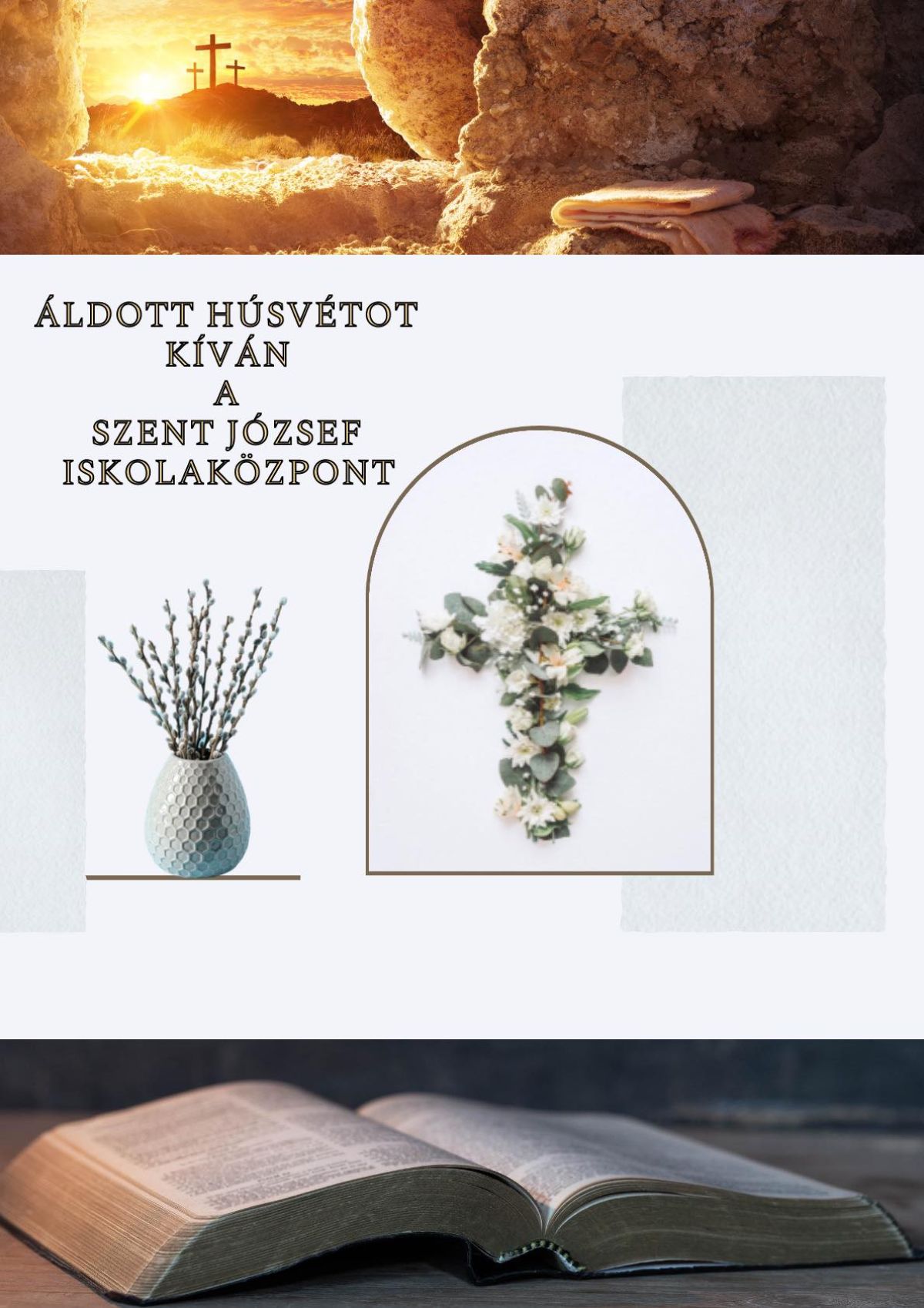 Áldott Húsvétot kíván a Szent József Iskolaközpont