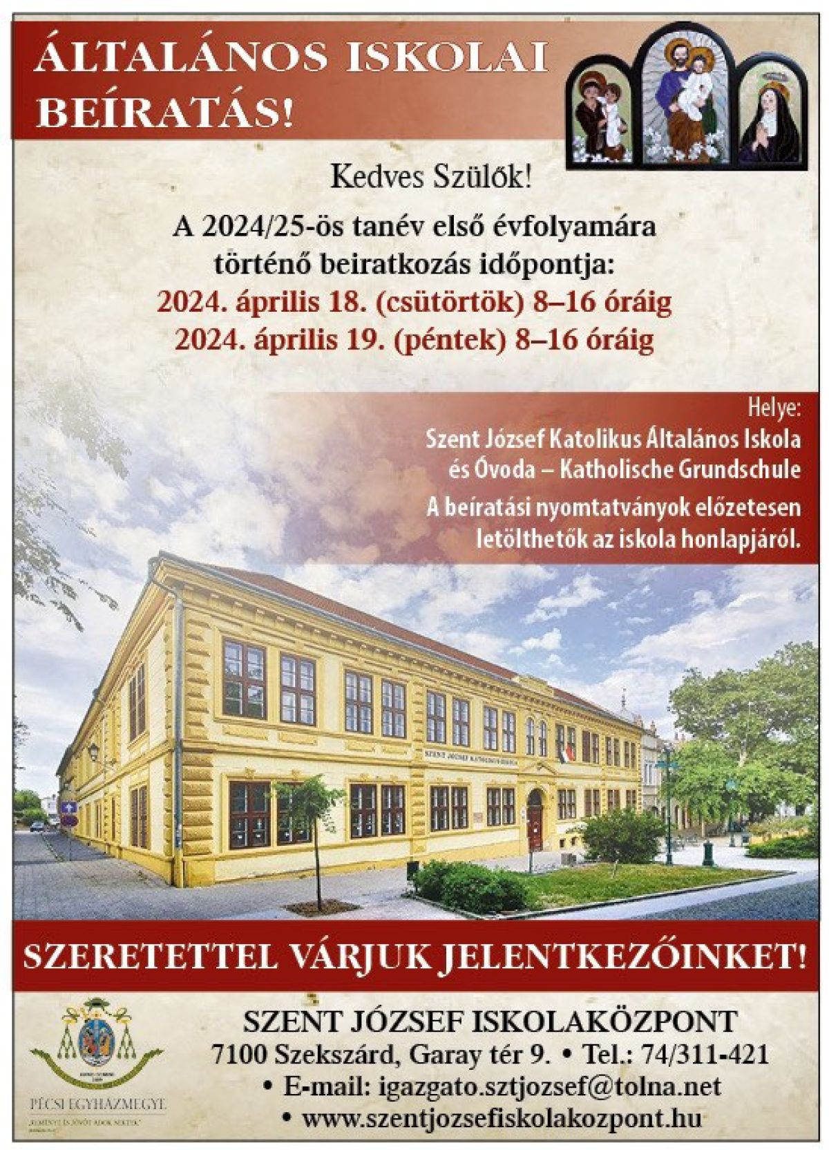 Iskolai beiratkozás