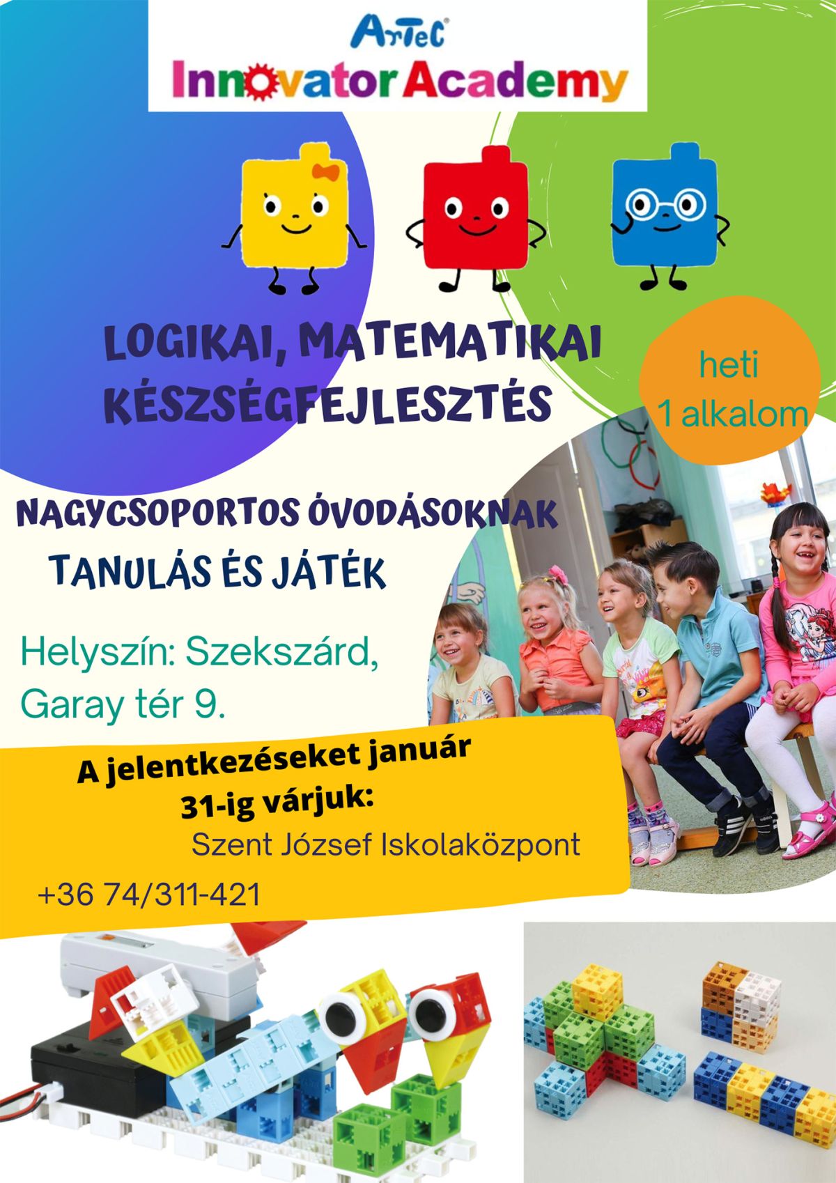 Tanulás és játék - nagycsoportos óvodásoknak